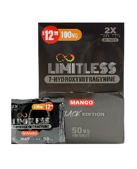LIMITLESS 7OH 50MG 2PK MANGO 40C