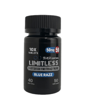 LIMITLESS 7OH 50MG 10PK BLUE RAZ