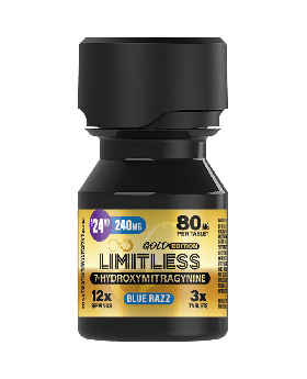 LIMITLESS 7OH 80MG 3PK BLUE RAZZ