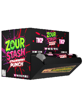 ZOUR STASH BLK HASH 2G STRAW 20C