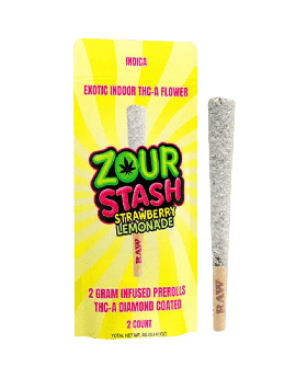 ZOUR STASH ROLLS 2G STRAW 10/2PK