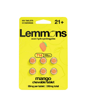 LEMMONS 7OH 55MG 6PK MANGO 6CT
