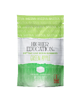 HIGHER EDU GUMMY 100MG GREEN APP