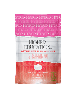 HIGHER EDU GUMMY 100MG STRAWANNA