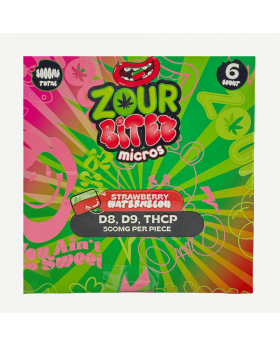 ZOUR BITEZ GUMMY STRAW WM 30CT