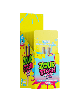 ZOUR STASH ROLLS 1.5G BLUE 10CT