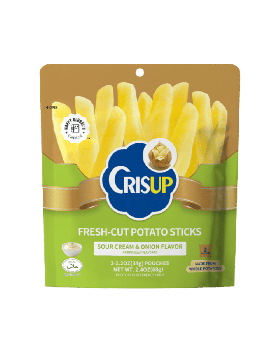 CRISUP POTATO POUCHES SOUR CREAM
