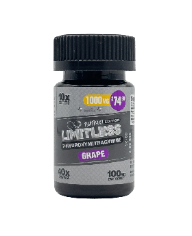 LIMITLESS 7OH 100MG 10PK GRAPE