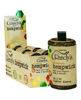 RANDY'S HEMP WICK 15.5FT 18CT