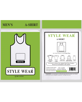 STYLE WEAR ASHIRT WHITE 1XL 12CT