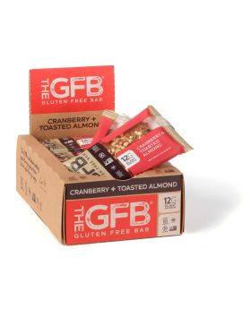 GFB CRANBERRY ALMOND BARS 12CT