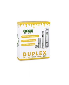OOZE DUPLEX VAPORIZER SILVER 1CT