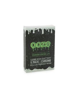 OOZE SLIM 1100mAH CHROME 5PK