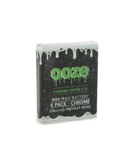 OOZE SLIM 900mAH CHROME 5PK
