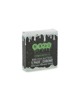 OOZE SLIM 650mAH CHROME 5PK