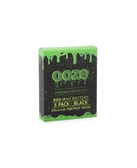 OOZE SLIM 900mAH BLACK 5PK