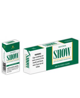 SHOW FIL CIGAR MENTHOL 100