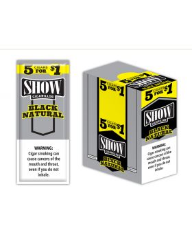 SHOW 5F99 BLACK NATURAL 15/5PK