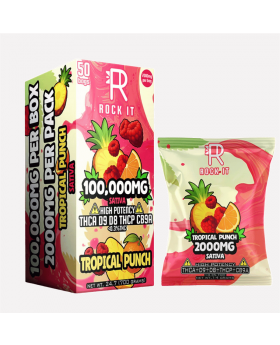 ROCK IT GUMMY 2000MG TROPIC 50CT