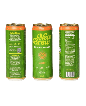 NEW BREW MANGO 12OZ 12CT