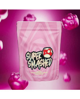 SUPER SMASH CHOCO MINI STRAW 1CT