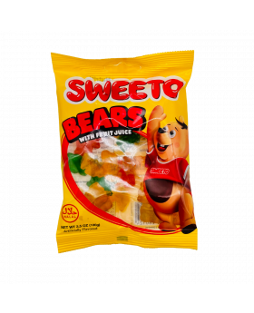 SWEETO PEG BEARS 3.5OZ 1CT