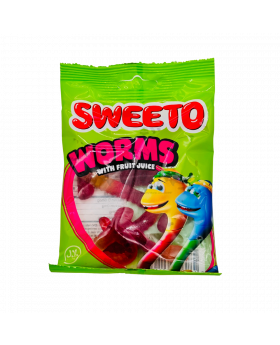 SWEETO PEG WORMS 3.5OZ 12CT