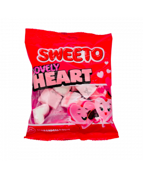 SWEETO MARSHMALLOWS HEART 12CT