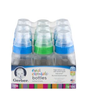 GERBER BABY BOTTLE 5OZ 6CT