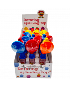 SOUR CITY ROTATING SPIN TOP 12CT