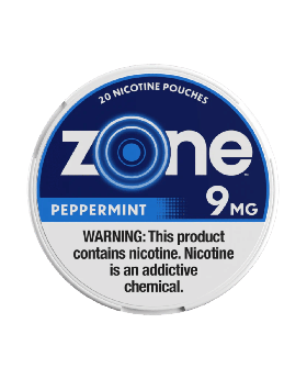 ZONE POUCH PEPPERMINT 9MG 5CT