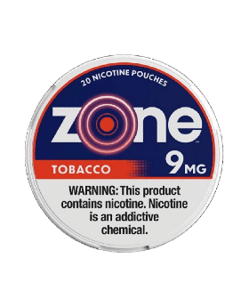 ZONE POUCH TOBACCO 9MG 5CT