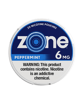 ZONE POUCH PEPPERMINT 6MG 5CT