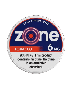 ZONE POUCH TOBACCO 6MG 5CT
