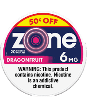 ZONE PCH $0.50 DRAGONFRU 6MG 5CT