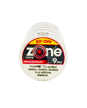 ZONE PCH $0.50 DRAGONFRU 9MG 5CT