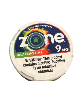 ZONE POUCH JALAPENO 9MG 5CT