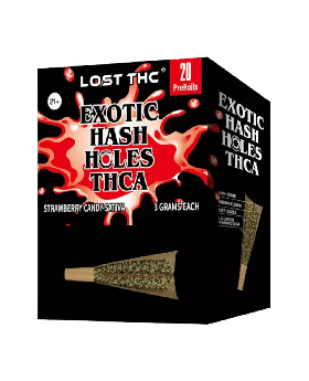 LOST THC HASH 3G SAT STRAW 20CT