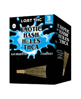 LOST THC HASH 3G SAT BLUE 20CT