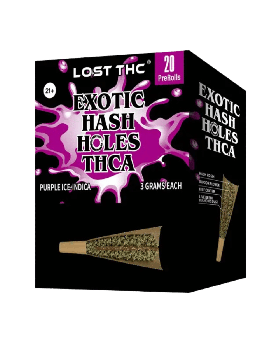 LOST THC HASH 3G IND PURPLE 20CT