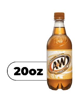 20 OZ A&W CREAM SODA 24CT