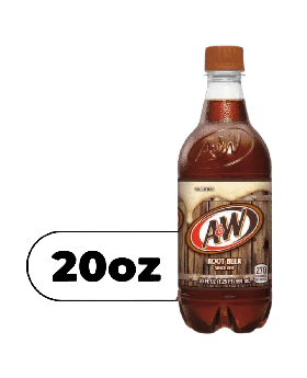 20 OZ A&W ROOT BEER 24CT