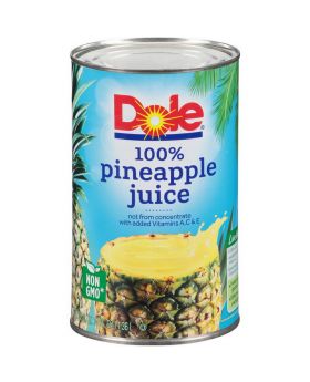 DOLE PINEAPPLE JUICE 46OZ 12CT