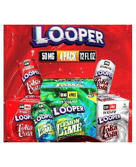 LOOPER DRINK SELTZER DIET COLA 4