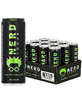 NERD ENERGY GREEN 12OZ 12CT