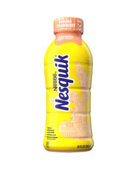 NESQUIK STRAW/BANANA 14OZ 12CT