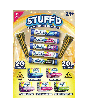 STUFF'D HASH P 2G SAT BLU RAZ 20