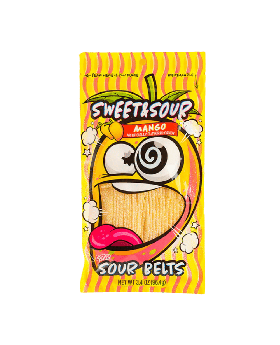 SWEET & SOUR BELTS MANGO 3.7OZ