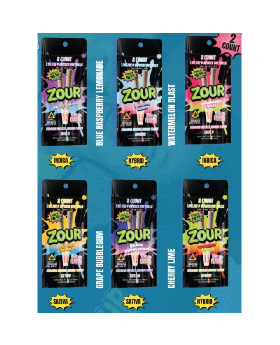 ZOUR STASH BLK ROLLS 1.5G GRP 10