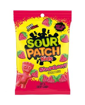 SOUR PATCH PEG STRAWBERRY 8OZ 12